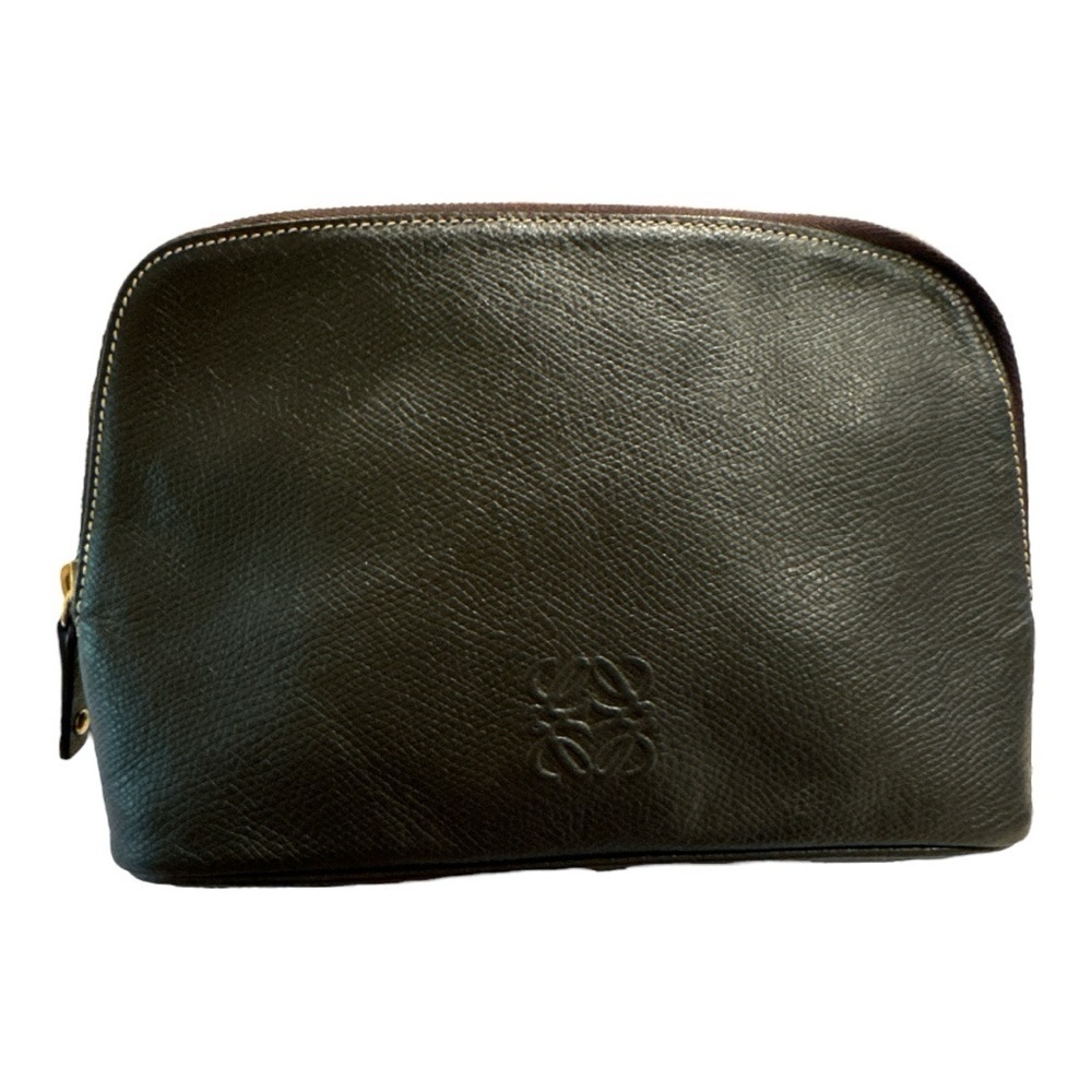 Loewe Anagram Logo Black Pouch